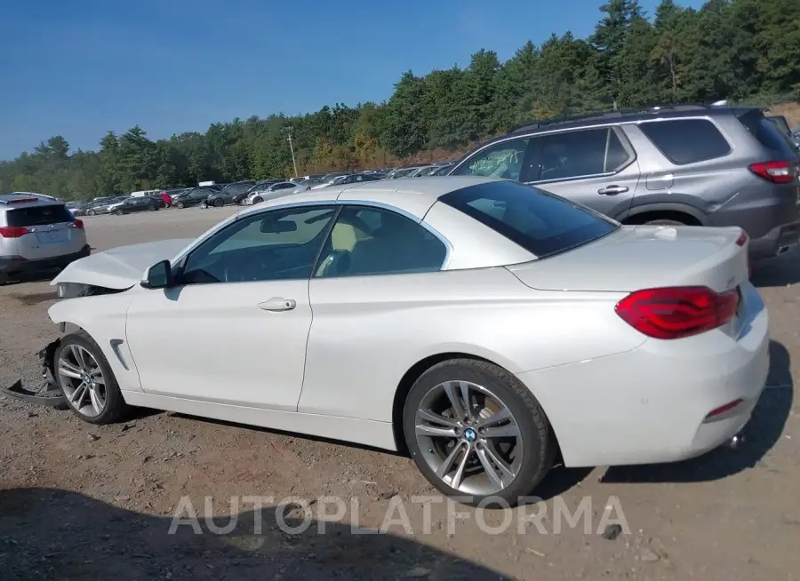 BMW 430I 2018 vin WBA4Z3C52JEC57651 from auto auction Iaai