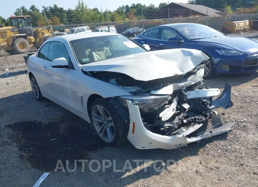 BMW 430I 2018 vin WBA4Z3C52JEC57651 from auto auction Iaai