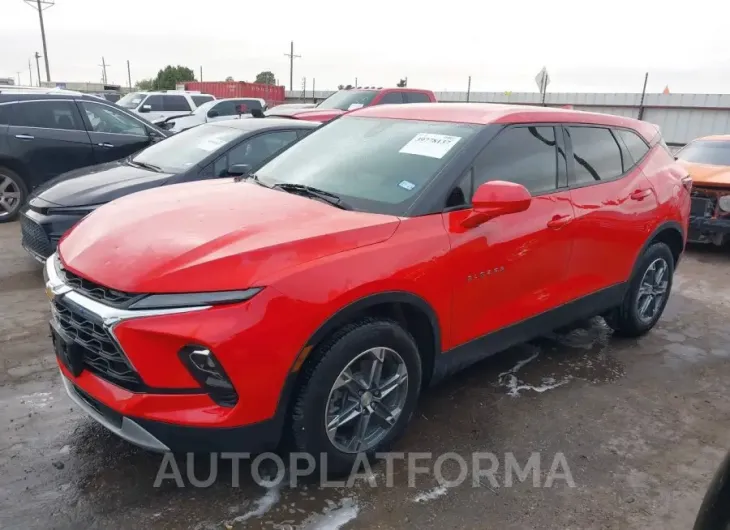 CHEVROLET BLAZER 2023 vin 3GNKBCR45PS156202 from auto auction Iaai