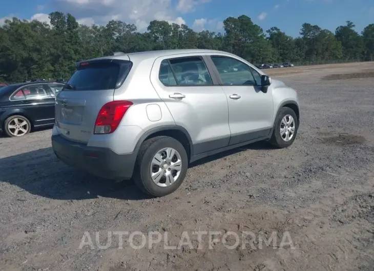 CHEVROLET TRAX 2016 vin KL7CJKSB0GB615289 from auto auction Iaai