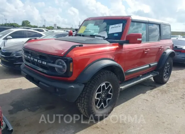 FORD BRONCO 2022 vin 1FMEE5DP2NLB63939 from auto auction Iaai