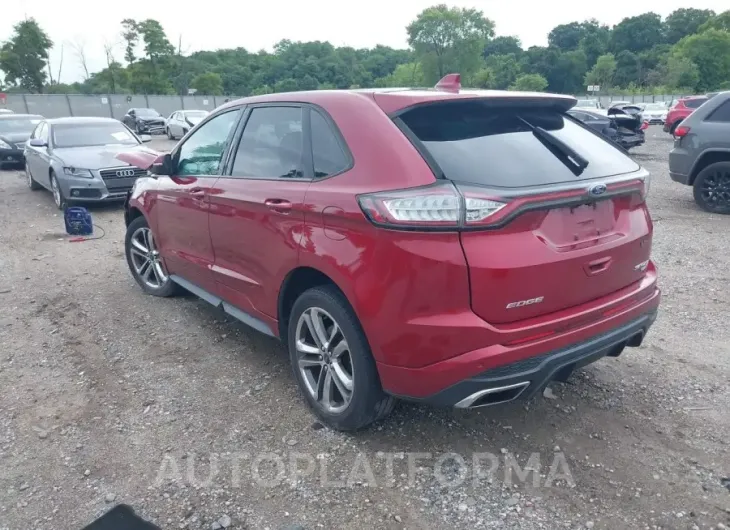 FORD EDGE 2015 vin 2FMPK4AP6FBB00084 from auto auction Iaai