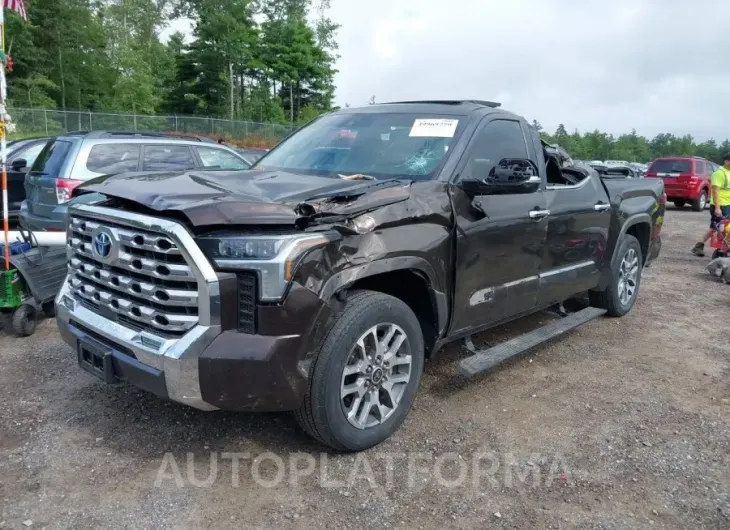 TOYOTA TUNDRA HYBRID 2022 vin 5TFMC5DB9NX002538 from auto auction Iaai