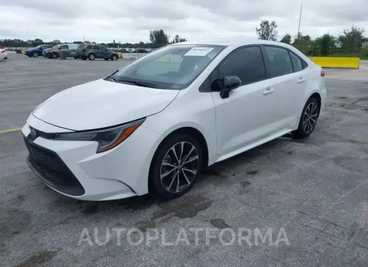 TOYOTA COROLLA 2021 vin 5YFEPMAE4MP180078 from auto auction Iaai