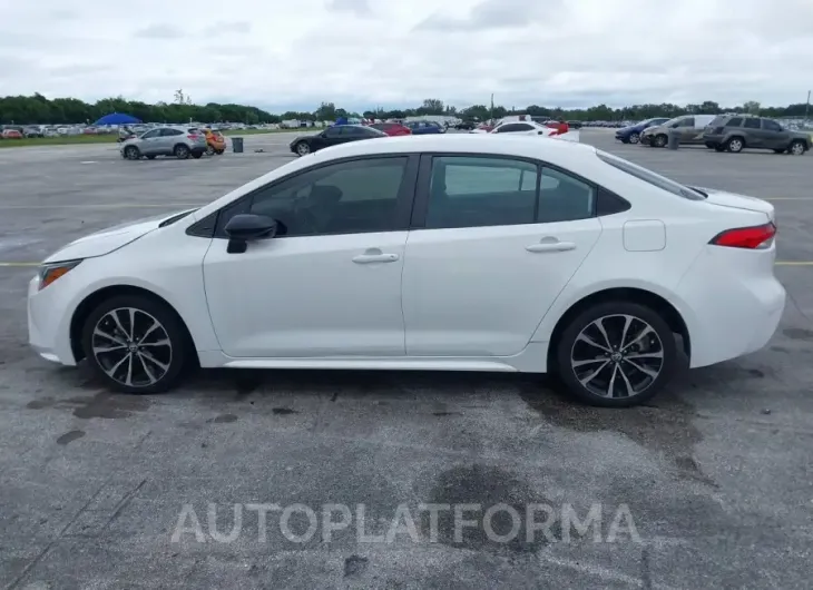 TOYOTA COROLLA 2021 vin 5YFEPMAE4MP180078 from auto auction Iaai