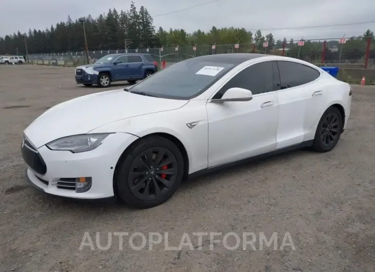 TESLA MODEL S 2015 vin 5YJSA1H25FFP74272 from auto auction Iaai