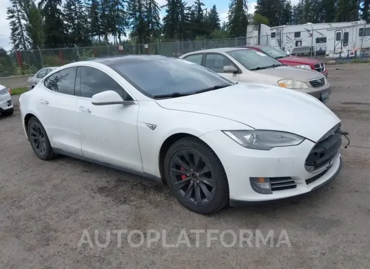 TESLA MODEL S 2015 vin 5YJSA1H47FF081060 from auto auction Iaai