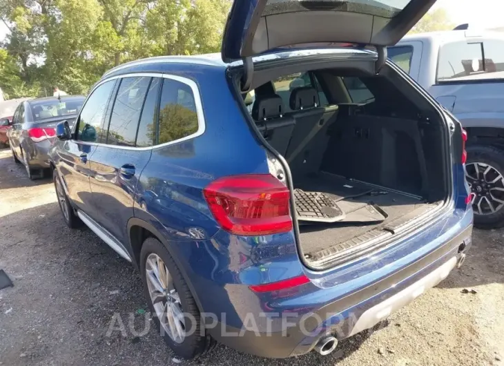 BMW X3 2019 vin 5UXTR9C53KLP90005 from auto auction Iaai