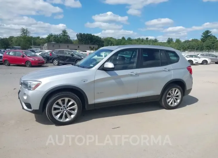 BMW X3 2017 vin 5UXWX9C3XH0W74926 from auto auction Iaai