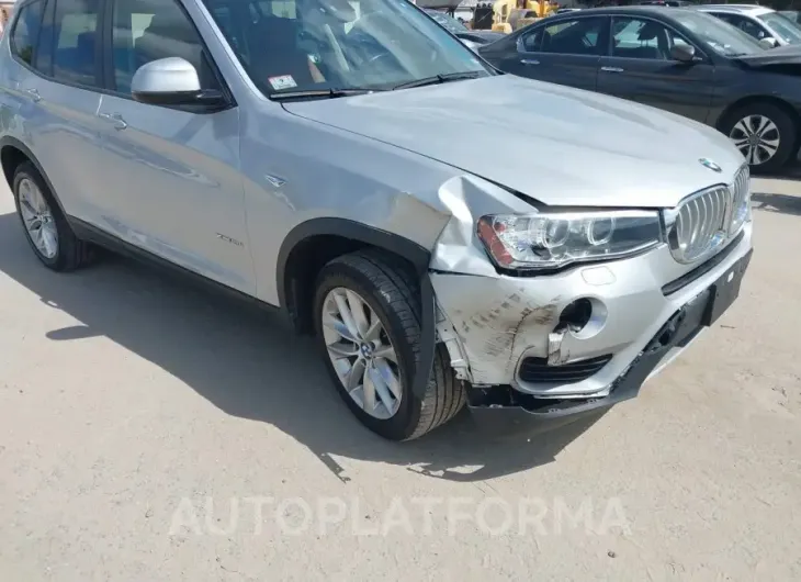 BMW X3 2017 vin 5UXWX9C3XH0W74926 from auto auction Iaai