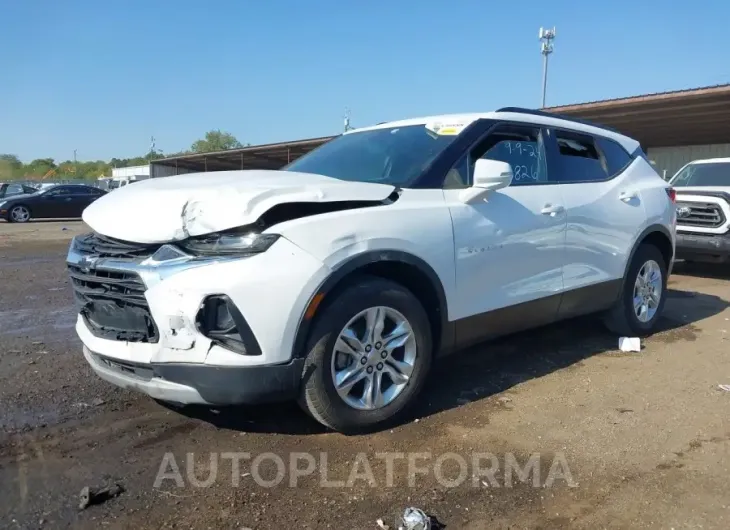 CHEVROLET BLAZER 2020 vin 3GNKBCRS8LS691663 from auto auction Iaai