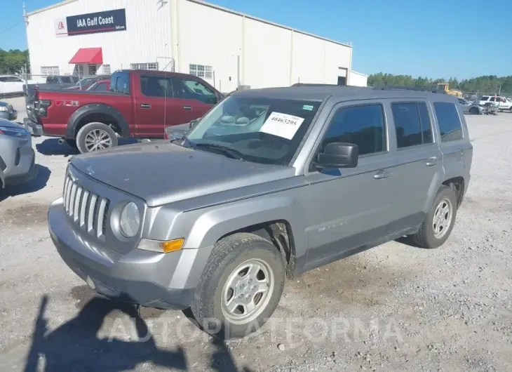 JEEP PATRIOT 2016 vin 1C4NJPBA2GD525291 from auto auction Iaai