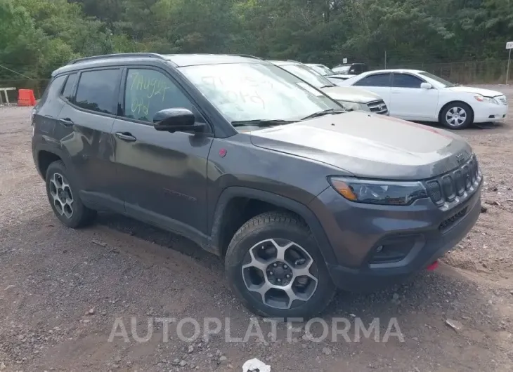 JEEP COMPASS 2022 vin 3C4NJDDB0NT215054 from auto auction Iaai