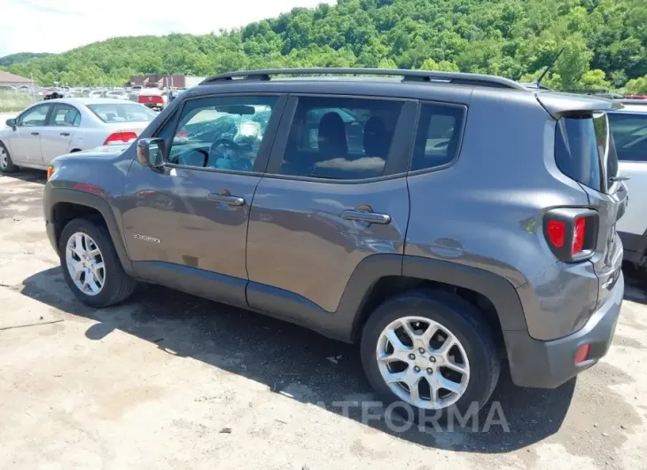 JEEP RENEGADE 2016 vin ZACCJBBTXGPC88000 from auto auction Iaai