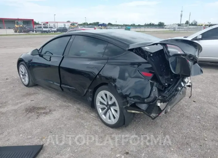 TESLA MODEL 3 2021 vin 5YJ3E1EAXMF989678 from auto auction Iaai