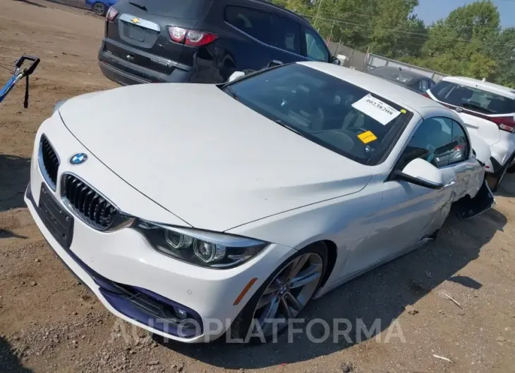 BMW 430I 2018 vin WBA4Z1C56JEA31293 from auto auction Iaai