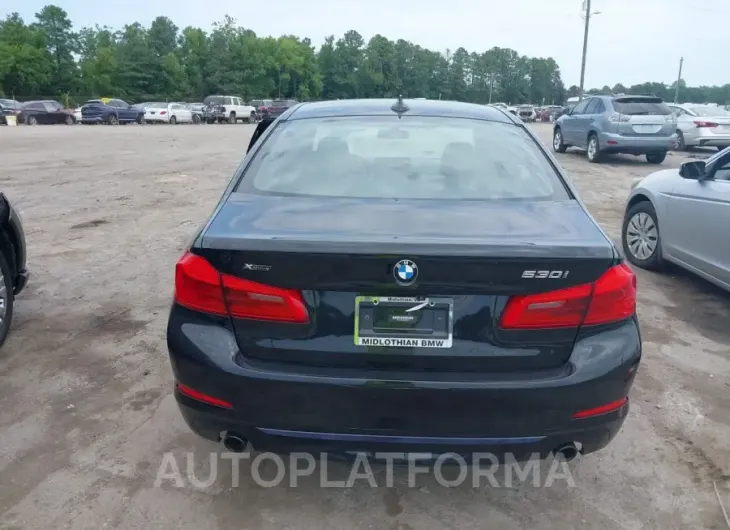 BMW 530I 2019 vin WBAJA7C53KWW22610 from auto auction Iaai