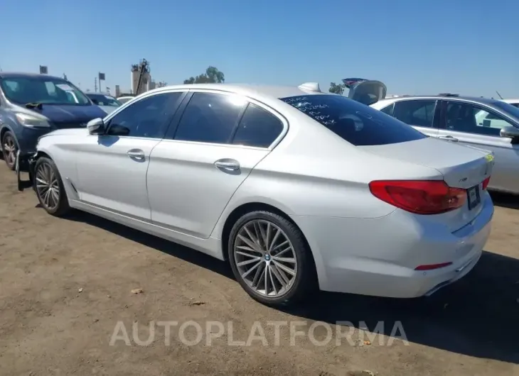 BMW 540I 2018 vin WBAJE7C54JWD52969 from auto auction Iaai