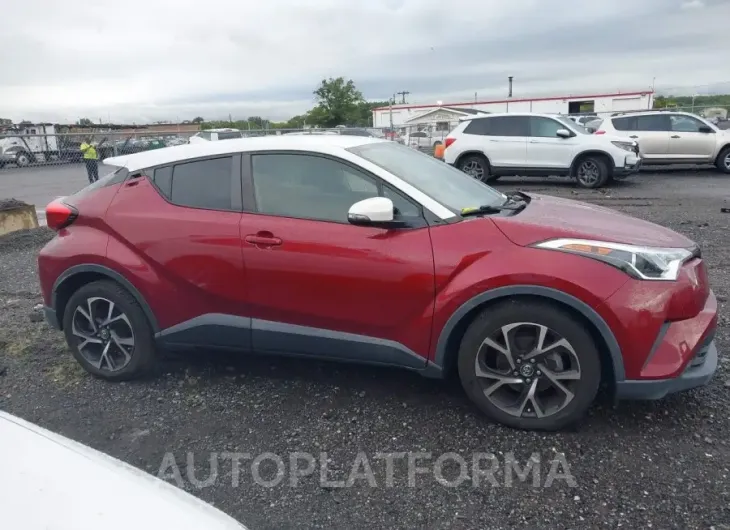 TOYOTA C-HR 2018 vin JTNKHMBX3J1010855 from auto auction Iaai