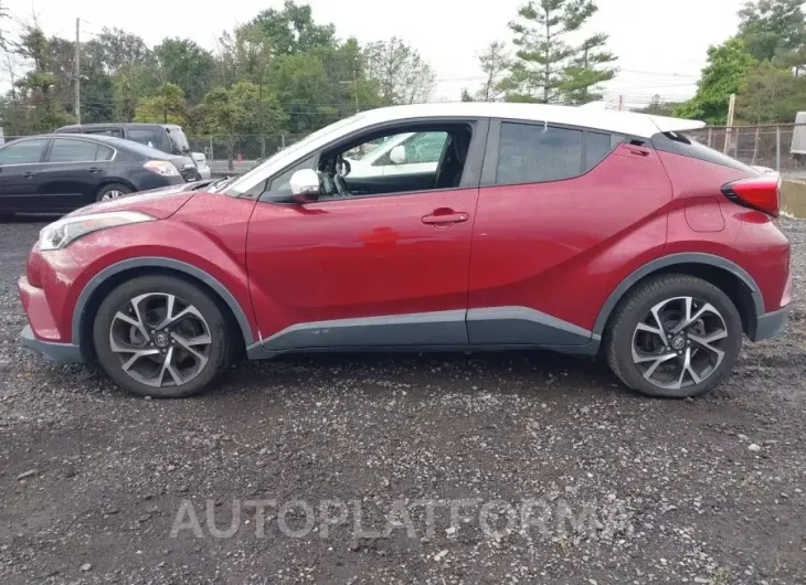 TOYOTA C-HR 2018 vin JTNKHMBX3J1010855 from auto auction Iaai