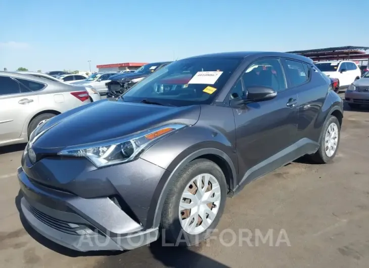 TOYOTA C-HR 2019 vin JTNKHMBX8K1033498 from auto auction Iaai