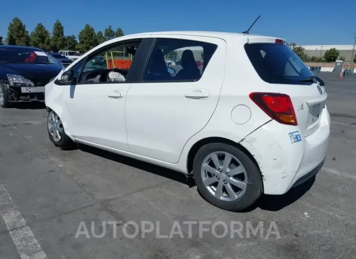 TOYOTA YARIS 2015 vin VNKKTUD33FA038490 from auto auction Iaai