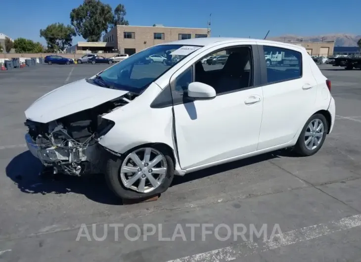 TOYOTA YARIS 2015 vin VNKKTUD33FA038490 from auto auction Iaai