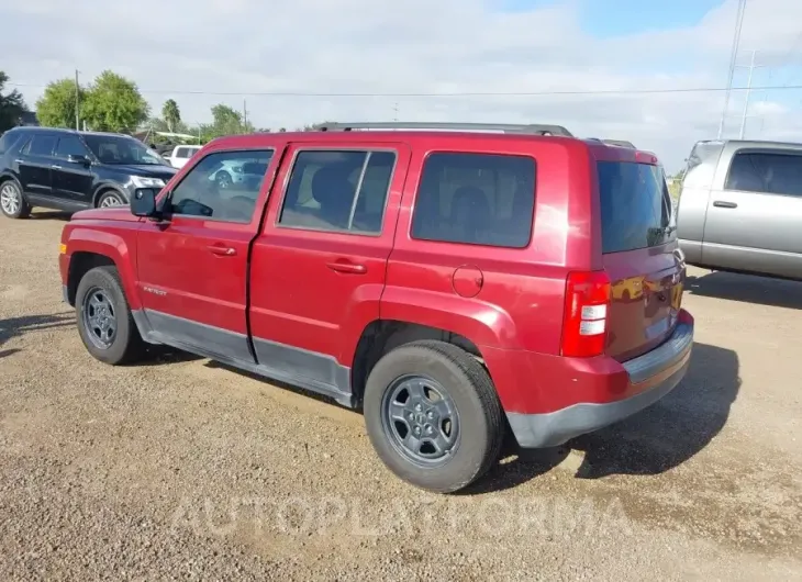 JEEP PATRIOT 2016 vin 1C4NJPBB4GD575098 from auto auction Iaai