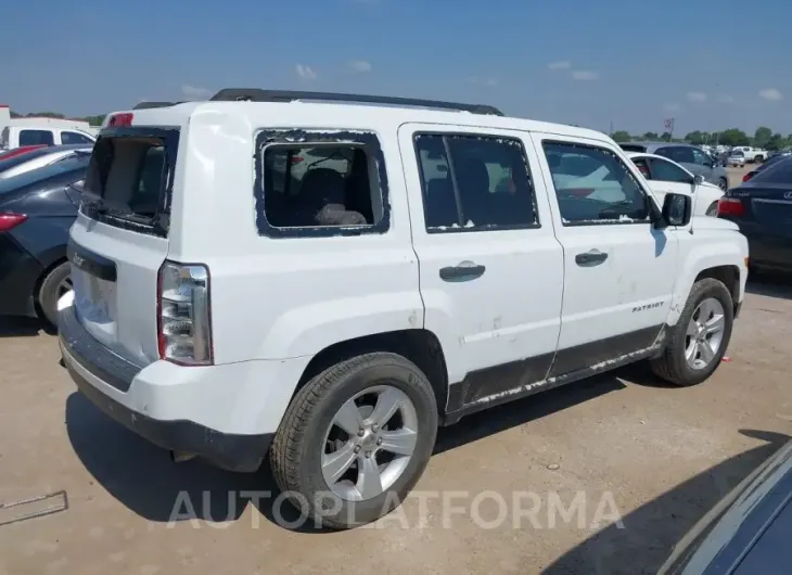 JEEP PATRIOT 2016 vin 1C4NJPBBXGD583139 from auto auction Iaai