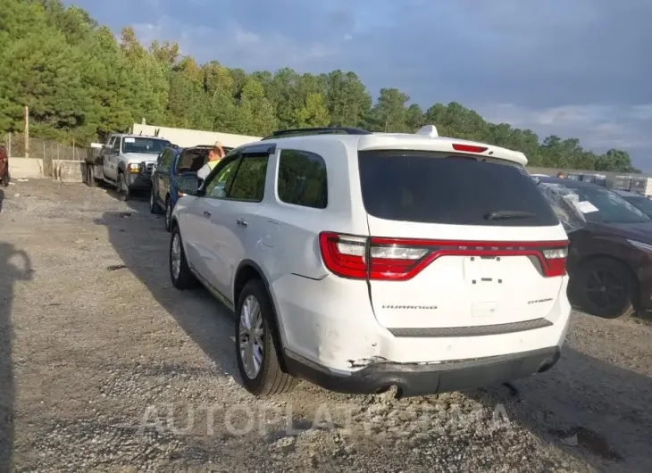 DODGE DURANGO 2015 vin 1C4RDHEG2FC809751 from auto auction Iaai