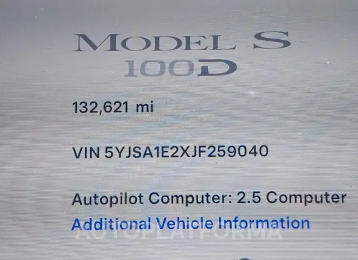 TESLA MODEL S 2018 vin 5YJSA1E2XJF259040 from auto auction Iaai