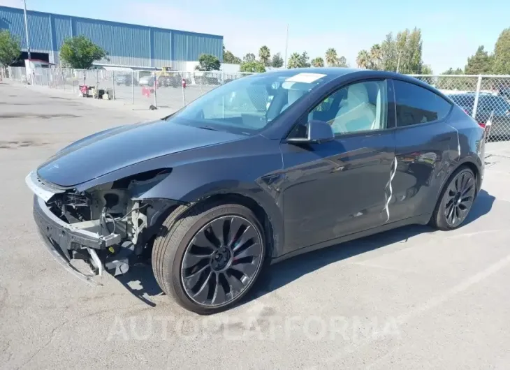 TESLA MODEL Y 2021 vin 5YJYGDEF3MF294682 from auto auction Iaai