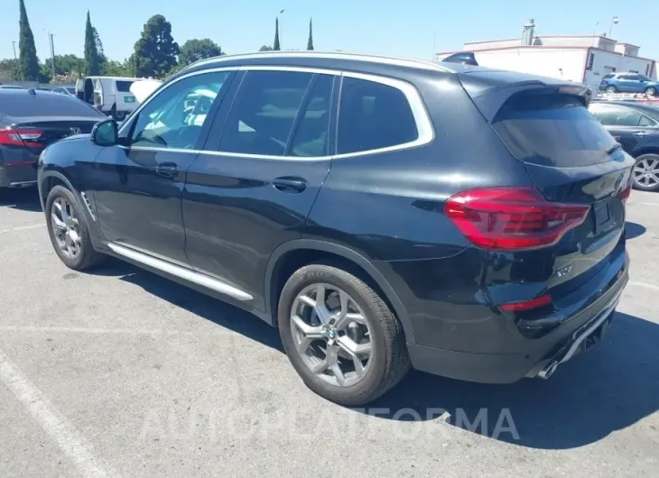 BMW X3 2020 vin 5UXTY5C05LLT34332 from auto auction Iaai