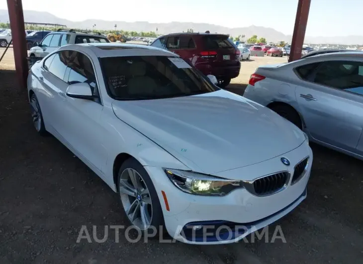 BMW 430I GRAN COUPE 2018 vin WBA4J1C57JBG76589 from auto auction Iaai