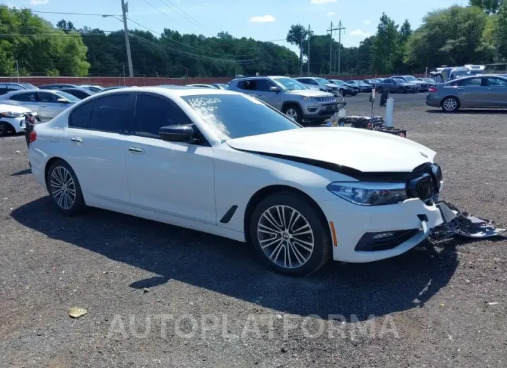 BMW 530I 2018 vin WBAJA7C52JWA73595 from auto auction Iaai