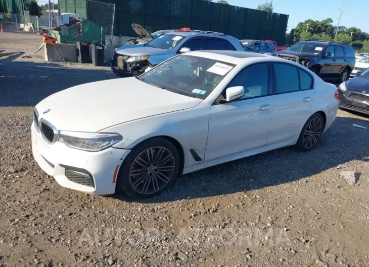 BMW 540I 2017 vin WBAJE7C37HG890436 from auto auction Iaai