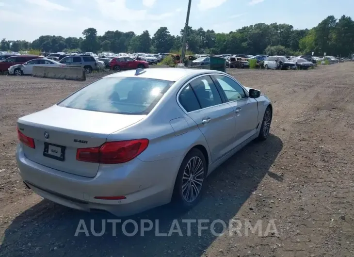 BMW 540I 2018 vin WBAJE7C58JWD53235 from auto auction Iaai