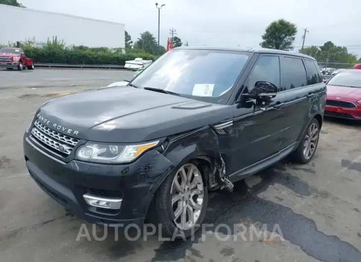 LAND ROVER RANGE ROVER SPORT 2016 vin SALWR2VFXGA579004 from auto auction Iaai