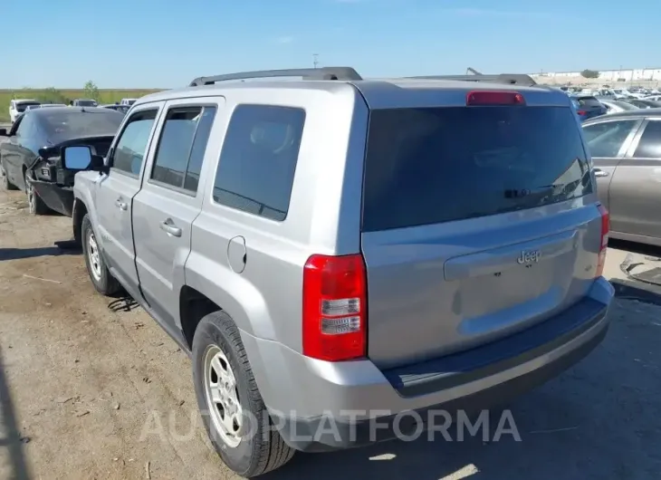 JEEP PATRIOT 2015 vin 1C4NJPBA1FD413371 from auto auction Iaai