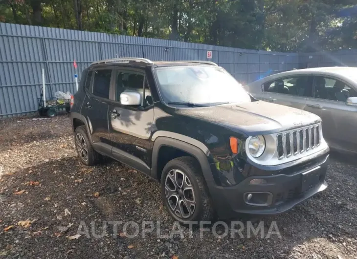 JEEP RENEGADE 2015 vin ZACCJBDTXFPB38612 from auto auction Iaai