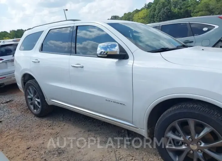 DODGE DURANGO 2016 vin 1C4RDJEG7GC363041 from auto auction Iaai