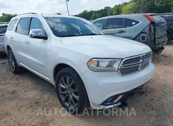 DODGE DURANGO 2016 vin 1C4RDJEG7GC363041 from auto auction Iaai