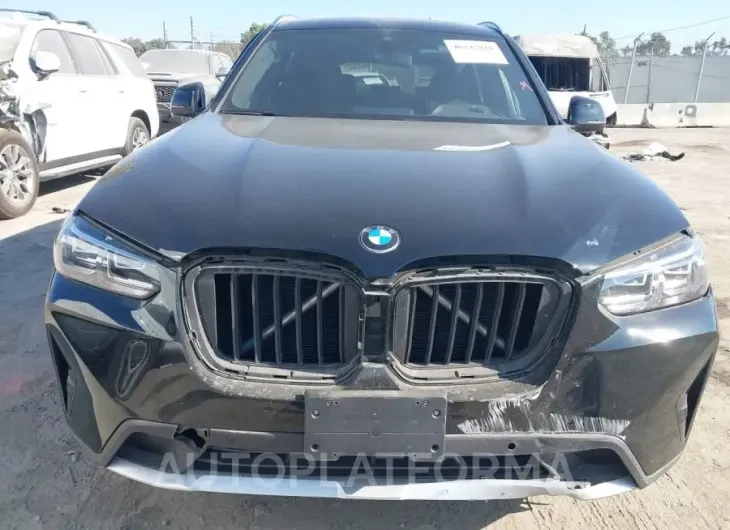 BMW X3 2023 vin 5UX43DP08P9P10130 from auto auction Iaai