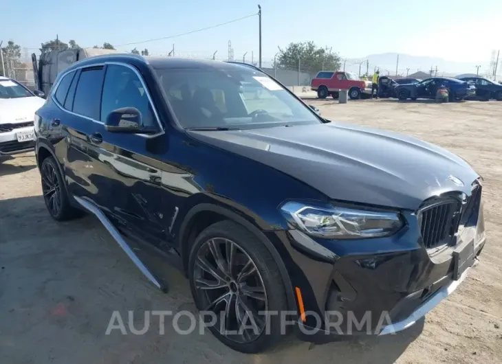 BMW X3 2023 vin 5UX43DP08P9P10130 from auto auction Iaai