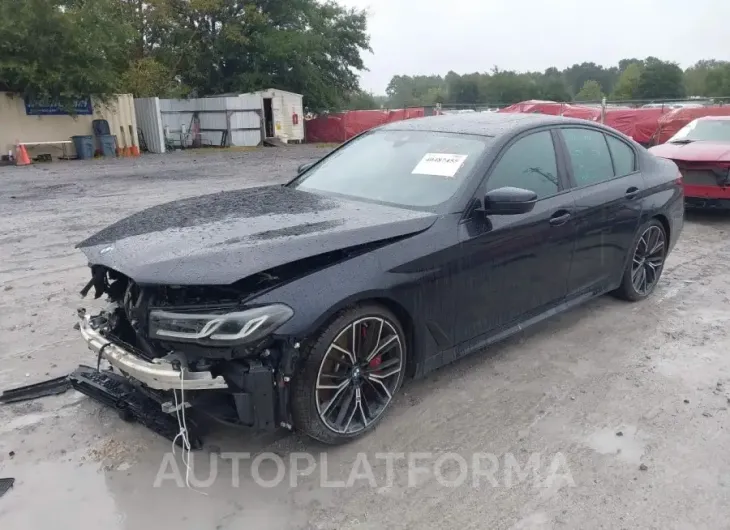 BMW M550I 2021 vin WBA13BK07MCF52040 from auto auction Iaai