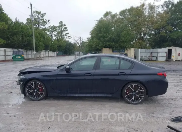 BMW M550I 2021 vin WBA13BK07MCF52040 from auto auction Iaai