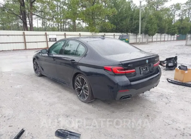 BMW M550I 2021 vin WBA13BK07MCF52040 from auto auction Iaai