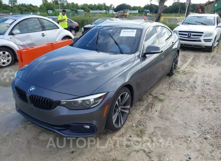 BMW 430I GRAN COUPE 2020 vin WBA4J1C02LBU68219 from auto auction Iaai