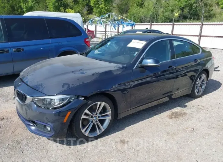 BMW 430I GRAN COUPE 2019 vin WBA4J3C58KBL09534 from auto auction Iaai