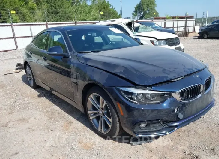 BMW 430I GRAN COUPE 2019 vin WBA4J3C58KBL09534 from auto auction Iaai